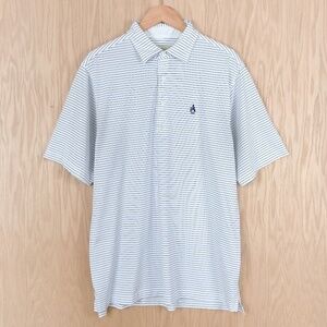 Donald Ross Aronimink Striped Golf Polo Shirt